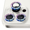 Protectie Camere iPhone 16 Pro Max, cu Diamante Curcubu