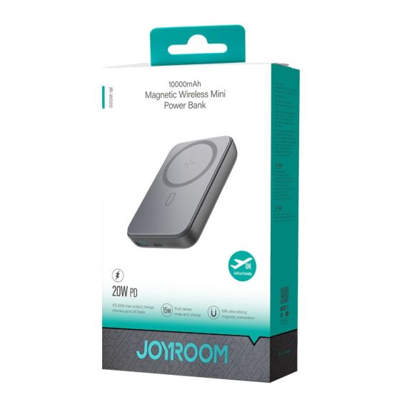 Baterie externa cu incarcare MagSafe, Wireless, Magnetic, 20W, 10000mAh