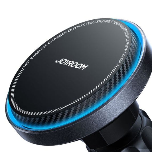Joyroom Suport Auto cu incarcare Wireless, 15W, montaj Ventilatie, Magnetic, Cooling Fan, PullClip