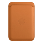 Portofel din Piele compatibil cu iPhone cu MagSafe, Golden Brown