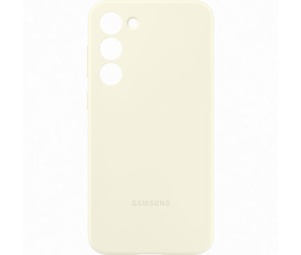Husa Originala  Samsung Galaxy S24 din Silicon Crem