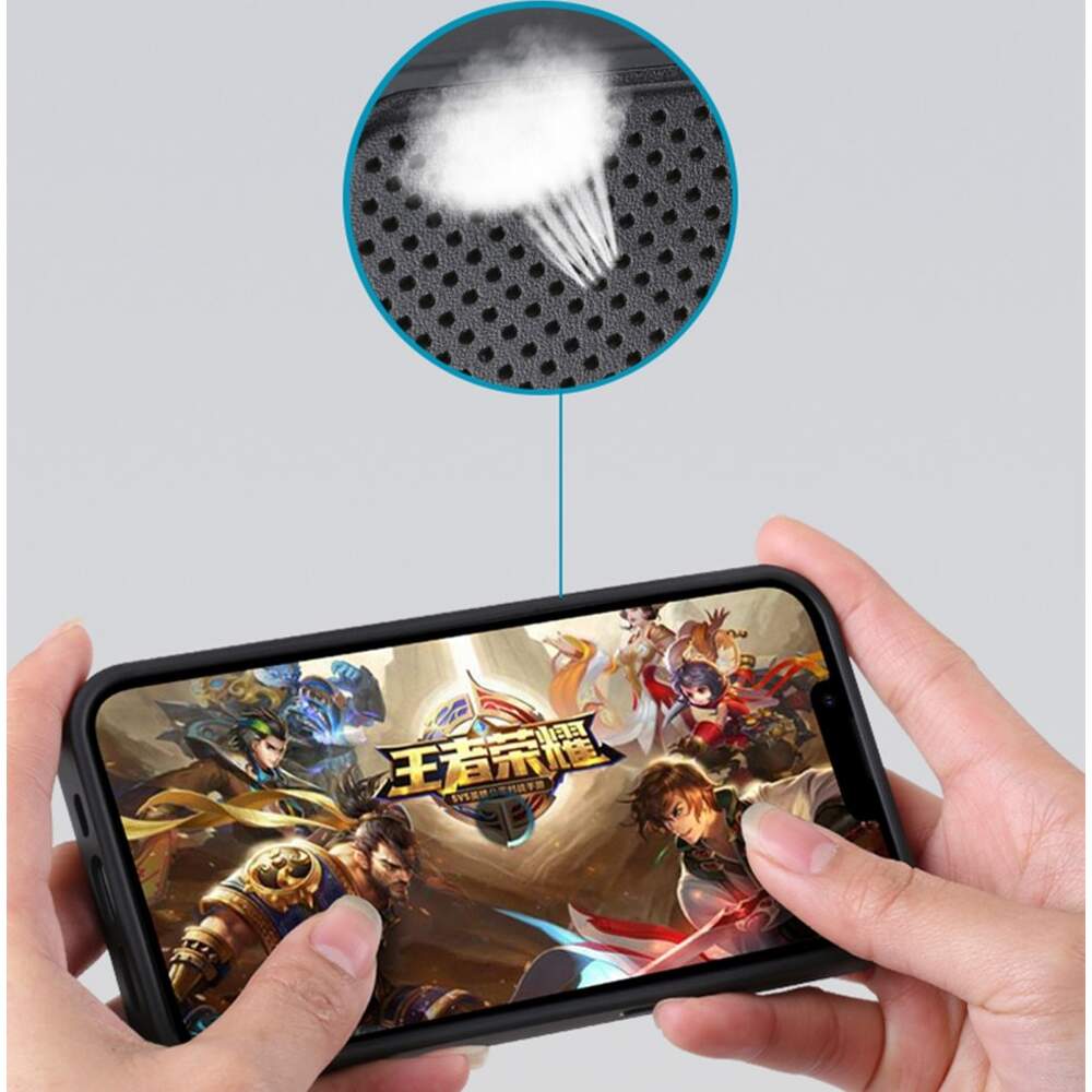 Husa de protectie Magic Magnet cu MagSafe pentru iPhone 12 Pro Max, Grafen - Culoare Negru - mag-genius-accesorii