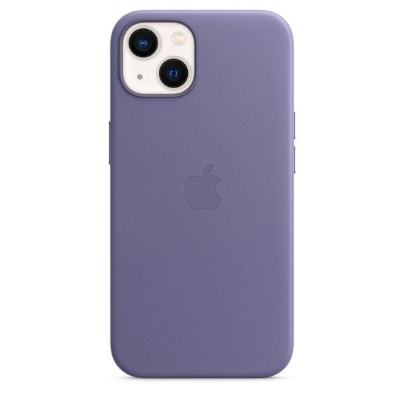 Husa de protectie cu MagSafe compatibila cu iPhone 13 Mini, Piele - Culoare Wisteria